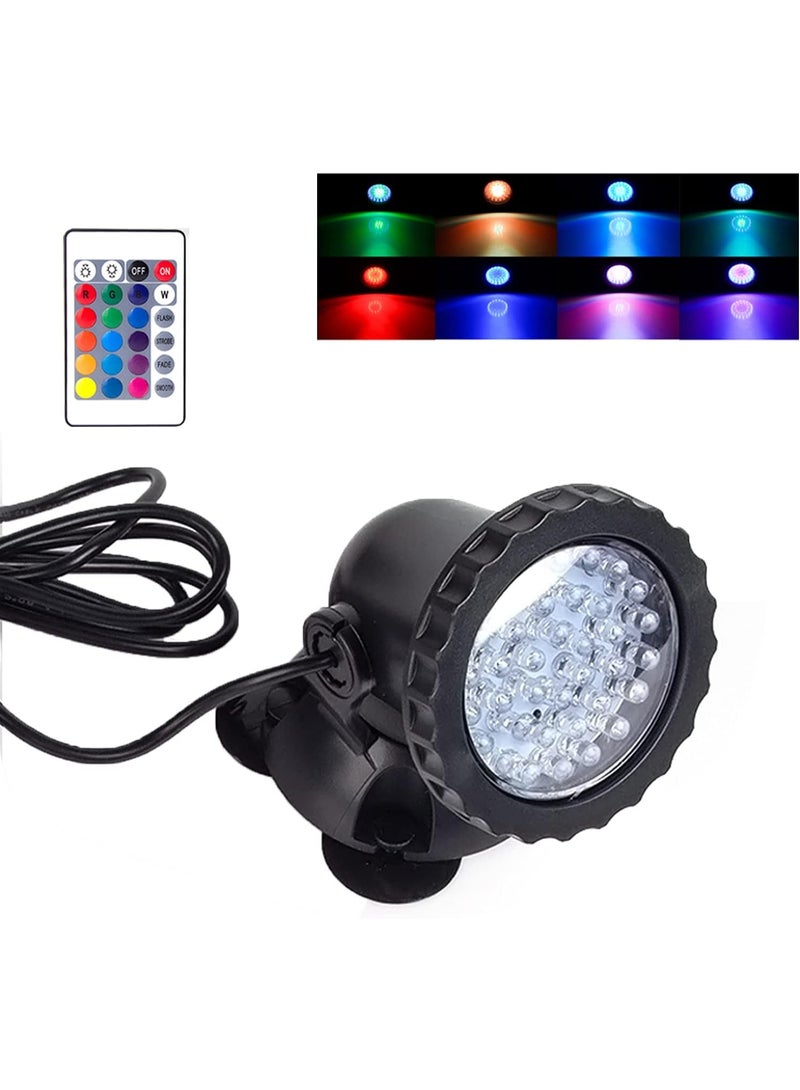 تغيير اللون أضواء البركة IP68 أضواء مقاومة للماء ضوء نافورة تحت الماء LED الغامرة الملونة القابلة للتعديل ضوء بقعة الفناء للحديقة في الهواء الطلق نافورة العشب شلال (1 في مجموعة) - Image 1